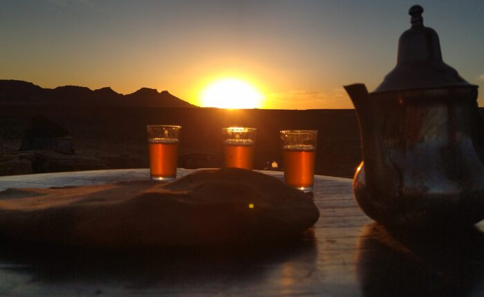 A cup of tea in the desert