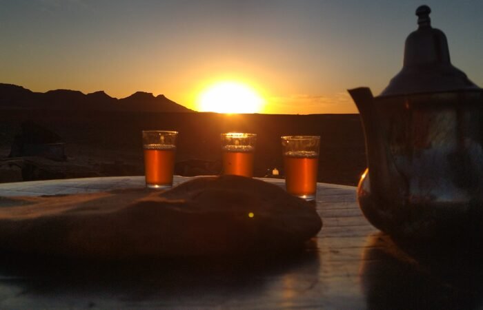 A cup of tea in the desert